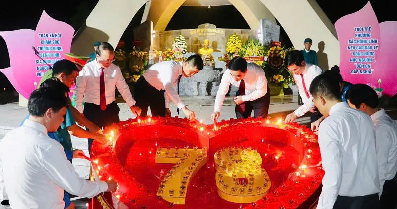 Hà Tĩnh: thắp sáng ngọn lửa tri ân