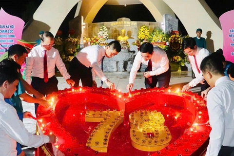 Hà Tĩnh: thắp sáng ngọn lửa tri ân