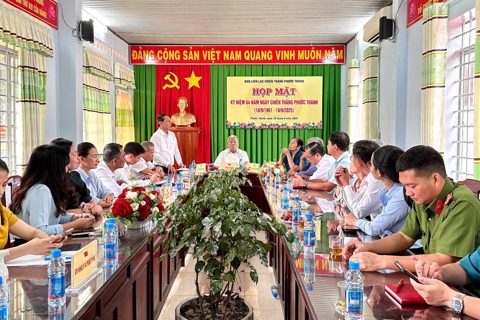 Ban Liên lạc Chiến thắng Phước Thành họp mặt kỷ niệm 64 năm ngày Chiến thắng Phước Thành