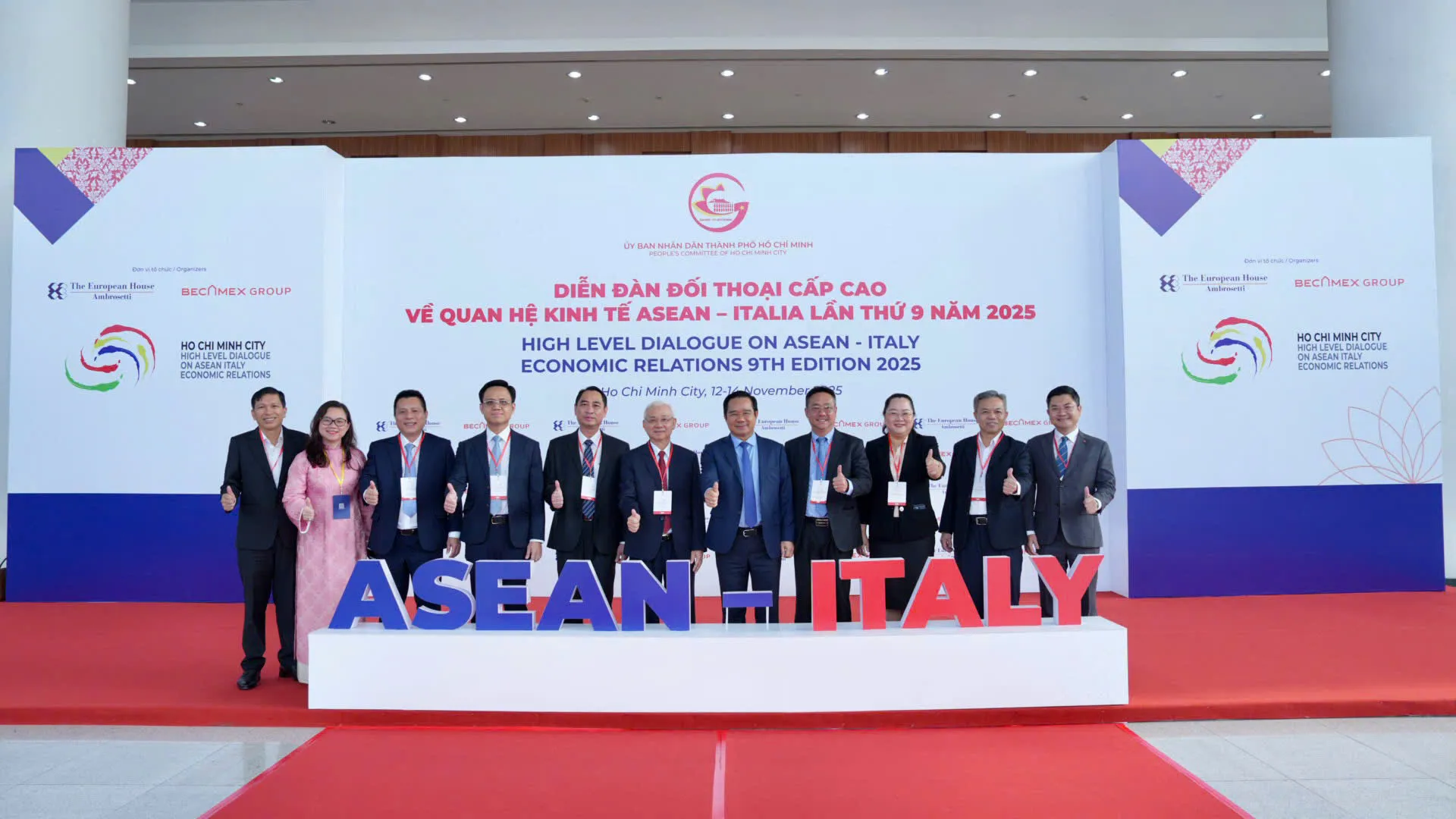 TP Hồ Chí Minh hợp tác chiến lược ASEAN - Italia, hướng đến “siêu đô thị quốc tế”
