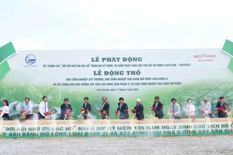 Bình Dương khởi công hai khu công nghiệp thế hệ mới