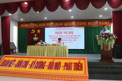 Lãnh đạo HĐND TP Hồ Chí Minh tiếp xúc cử tri tại 4 phường thuộc tỉnh Bình Dương cũ