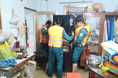 TP Hồ Chí Minh: các xã, phường huy động lực lượng ứng phó với triều cường