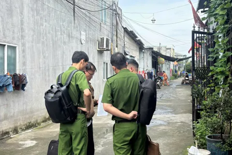 Công an TP Hồ Chí Minh xác định hiện trường vụ xây dựng 48 căn nhà trái phép trên đất người khác