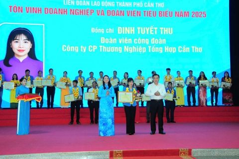 Cần Thơ: tôn vinh doanh nghiệp và người lao động tiêu biểu năm 2025

