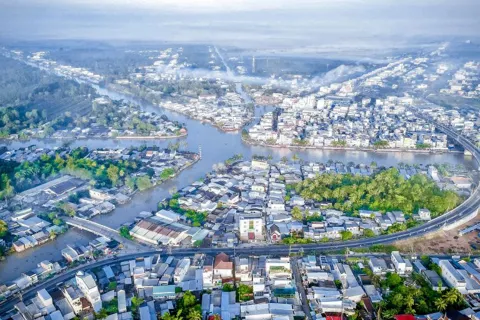 Cần Thơ: đẩy nhanh tiến độ dự án Phát triển đô thị xanh thích ứng biến đổi khí hậu tại Ngã Bảy