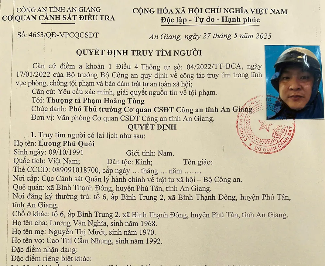 Truy tìm Trưởng phòng giao dịch ngân hàng có dấu hiệu lừa đảo chiếm đoạt tài sản