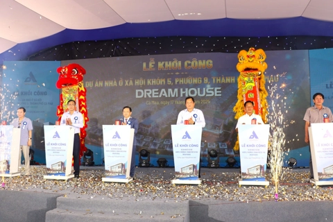 Cà Mau khởi công dự án nhà ở xã hội 945 căn
