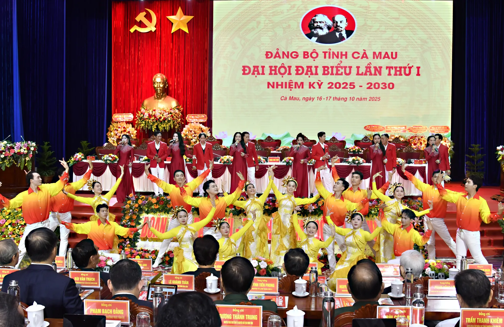 Cà Mau khai mạc Đại hội đại biểu Đảng bộ tỉnh lần I