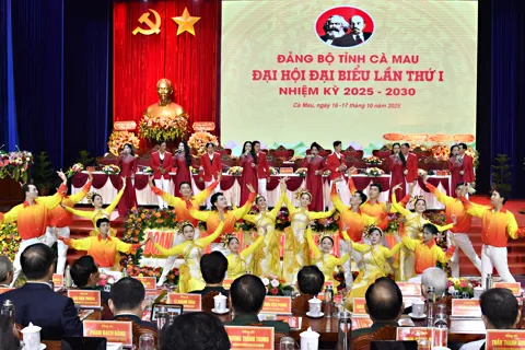 Cà Mau khai mạc Đại hội đại biểu Đảng bộ tỉnh lần I