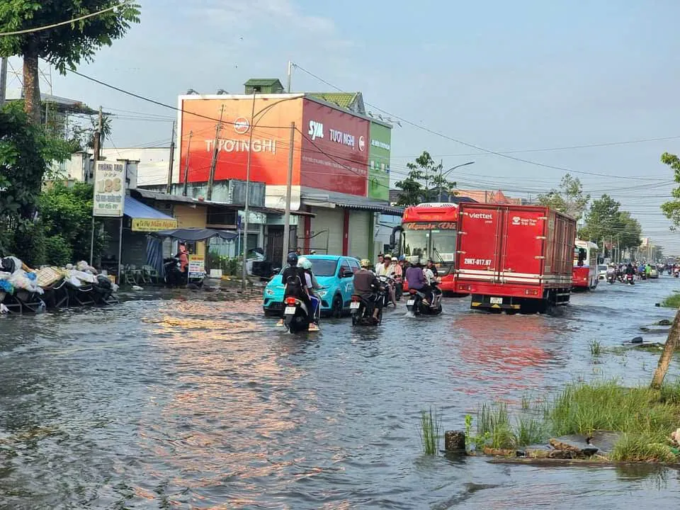 Cà Mau: cảnh báo, đối phó ngập lụt do triều cường
