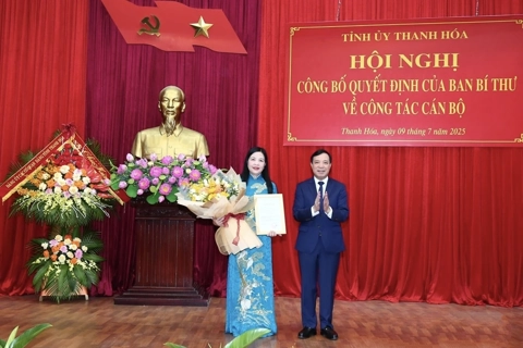 Bà Phạm Thị Thanh Thủy giữ chức Chủ nhiệm Ủy ban Kiểm tra Tỉnh ủy Thanh Hóa