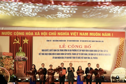 Đắk Lắk và Phú Yên chính thức sáp nhập, mở ra kỷ nguyên phát triển mới