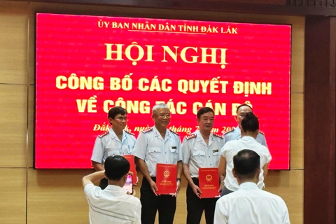 Đắk Lắk: bổ nhiệm lãnh đạo các sở, ngành, đơn vị trực thuộc UBND tỉnh