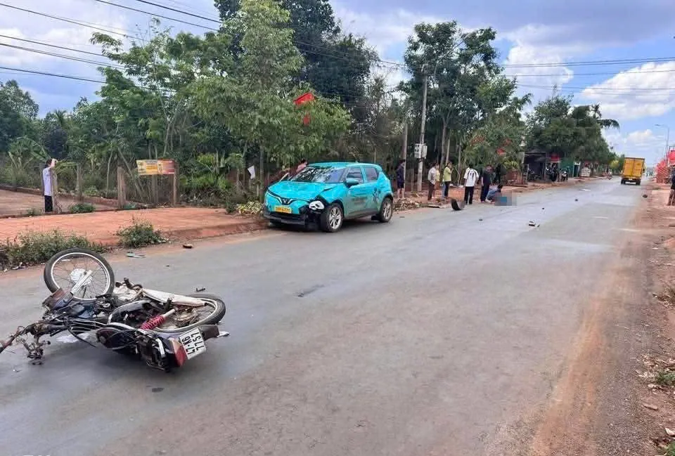 Đắk Lắk: va chạm với xe taxi điện, một người đàn ông tử vong
