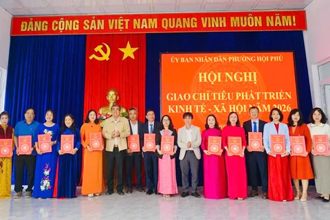 Phường Hội Phú (Gia Lai): giao 17 chỉ tiêu bứt phá kinh tế - xã hội năm 2026