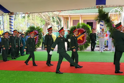 Gia Lai: truy điệu, an táng 18 hài cốt liệt sĩ hy sinh tại điểm E7, H5 xã Ia Boòng
