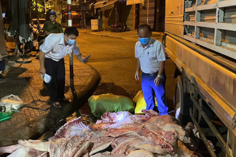 Gia Lai: phát hiện hơn 1 tấn thịt heo không rõ nguồn gốc