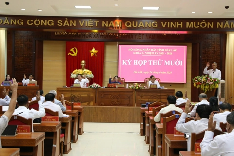 HĐND tỉnh Đắk Lắk thông qua 16 nghị quyết quan trọng