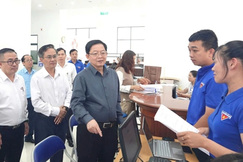 Bí thư Tỉnh ủy Gia Lai Hồ Quốc Dũng thăm, kiểm tra hoạt động tại xã Ia Grai