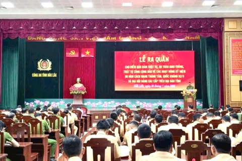 Đắk Lắk: cao điểm ra quân đảm bảo an ninh, trật tự dịp lễ lớn

