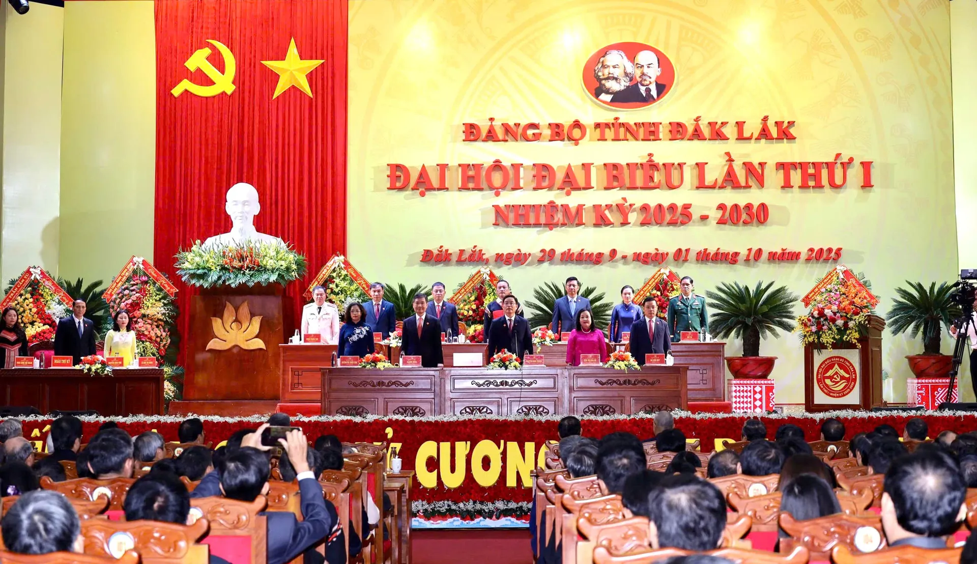 Khai mạc Đại hội Đại biểu Đảng bộ tỉnh Đắk Lắk lần thứ I, nhiệm kỳ 2025-2030