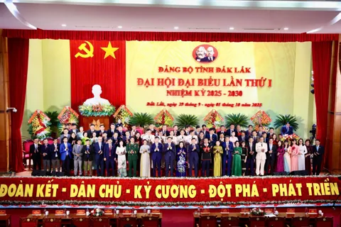 Bế mạc Đại hội Đại biểu Đảng bộ tỉnh Đắk Lắk lần thứ I, nhiệm kỳ 2025 – 2030