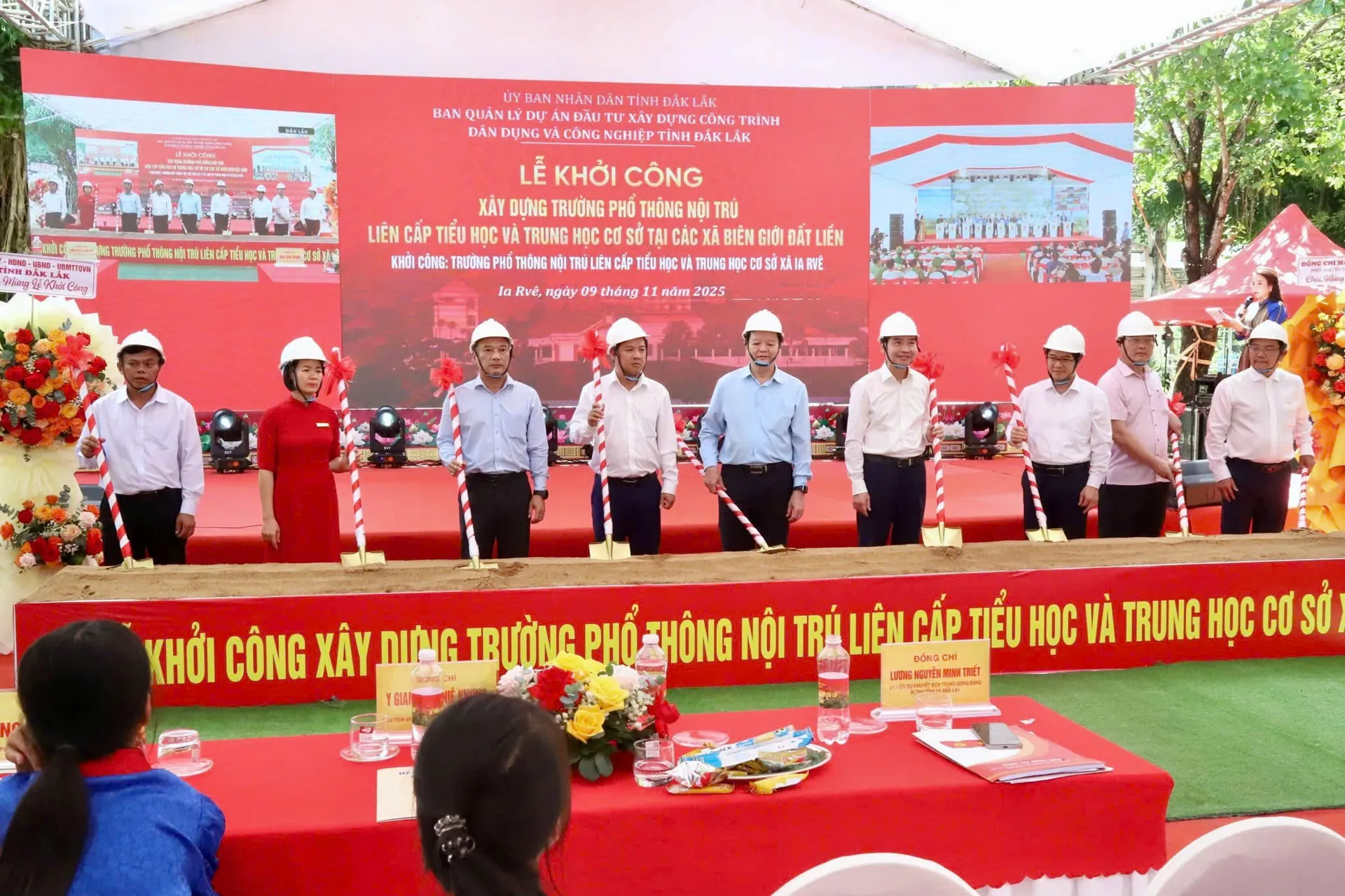 Đắk Lắk: khởi công 3 trường phổ thông nội trú biên giới, nâng cấp hạ tầng giáo dục vùng biên