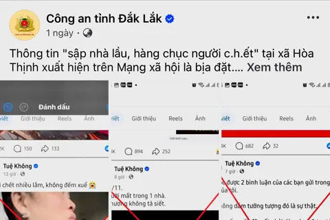 Xử lý nghiêm các tin đồn thất thiệt trong mùa lũ, người dân cần cảnh giác với “tin giả”