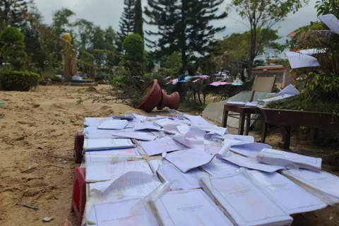 Đắk Lắk: hầu hết học sinh đã trở lại trường sau lũ lụt