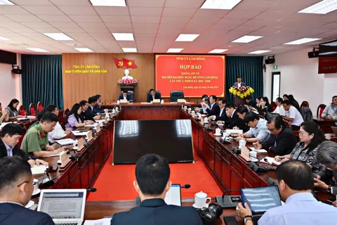 Đại hội Đảng bộ tỉnh Lâm Đồng lần thứ I, nhiệm kỳ 2025 – 2030 sẽ diễn ra từ ngày 9 đến 11/10