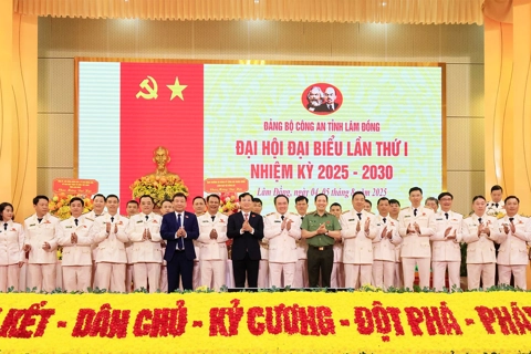 Đại hội đại biểu Đảng bộ Công an tỉnh Lâm Đồng lần thứ I, nhiệm kỳ 2025 - 2030