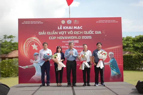Khai mạc Giải Quần vợt Vô địch Quốc gia – Cúp NovaWorld 2025