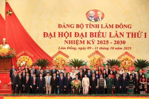 Đại hội đại biểu Đảng bộ tỉnh Lâm Đồng lần thứ I, nhiệm kỳ 2025 -2030 thành công tốt đẹp