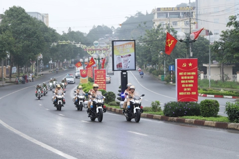 Công an tỉnh Lâm Đồng ra quân đợt cao điểm bảo đảm an ninh trật tự