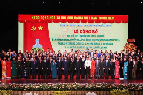 Công bố thành lập tỉnh Lâm Đồng mới