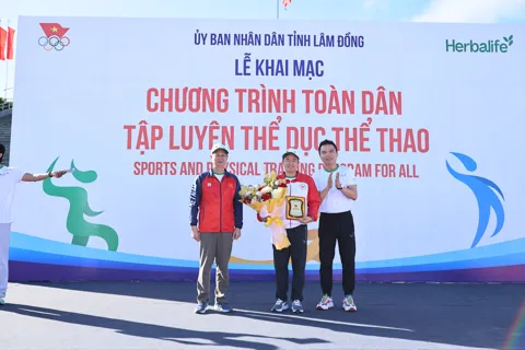 Lâm Đồng phát động chương trình toàn dân tập luyện thể thao năm 2025