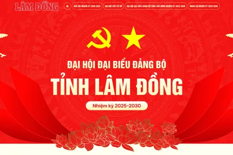 Ra mắt Trang thông tin điện tử Đại hội Đảng bộ tỉnh Lâm Đồng lần thứ I, nhiệm kỳ 2025 – 2030