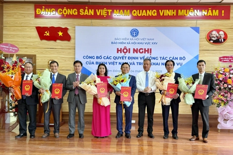 Bổ nhiệm Giám đốc Bảo hiểm xã hội khu vực XXV