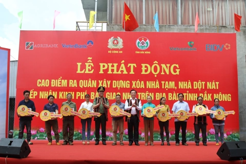 Đắk Nông: phát động 56 ngày cao điểm ra quân xóa nhà tạm, nhà dột nát
