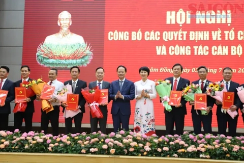 Lâm Đồng công bố quyết định về công tác cán bộ
