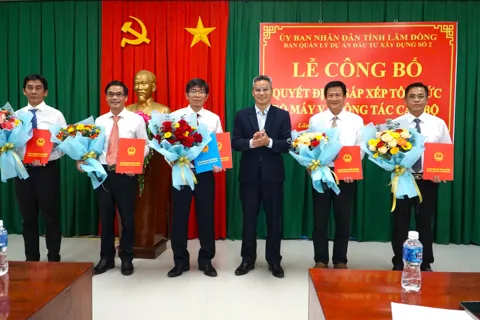 Lâm Đồng kiện toàn lãnh đạo Ban Quản lý dự án đầu tư xây dựng số 2
