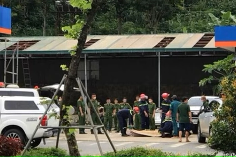 Nổ téc xăng tại cửa hàng xăng dầu ở Sơn La, 3 người thương vong