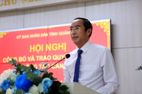 Ông Nguyễn Thanh Tâm làm Phó Trưởng Ban quản lý các Khu kinh tế và Khu công nghiệp Quảng Nam
