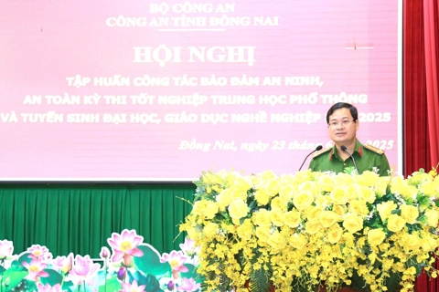 Đồng Nai tập huấn bảo đảm an ninh, an toàn kỳ thi tốt nghiệp THPT 2025
