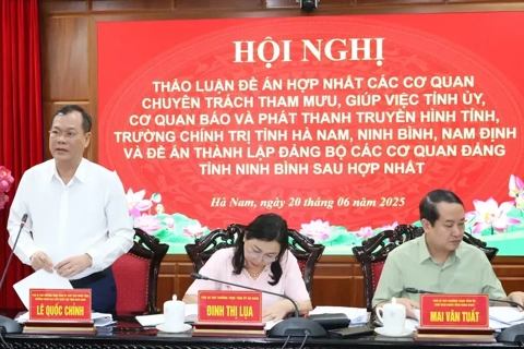 Hà Nam: thảo luận Đề án hợp nhất cơ quan, đơn vị khối Đảng