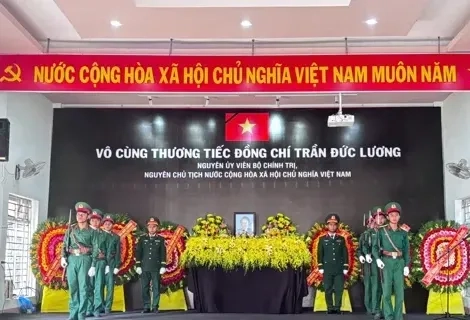 Quê nhà đón người con ưu tú - nguyên Chủ tịch nước Trần Đức Lương trở về