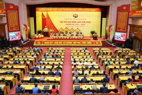 Đại hội XVIII Đảng bộ tỉnh Lạng Sơn: xác định 6 chương trình trọng tâm, 3 khâu đột phá