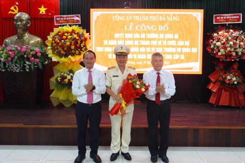 Thiếu tướng Nguyễn Hữu Hợp làm Giám đốc Công an TP Đà Nẵng 

