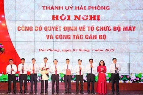 Hải Phòng công bố quyết định sắp xếp tổ chức bộ máy các cơ quan